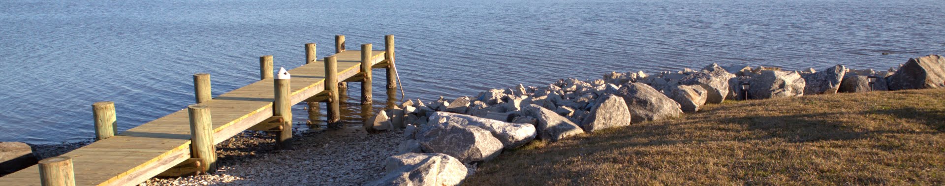 Fishing dock at Forgotten Coast Cottages